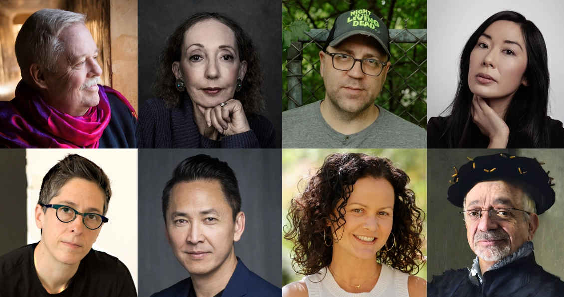 Portraits of writers appearing at American Writers’ Week