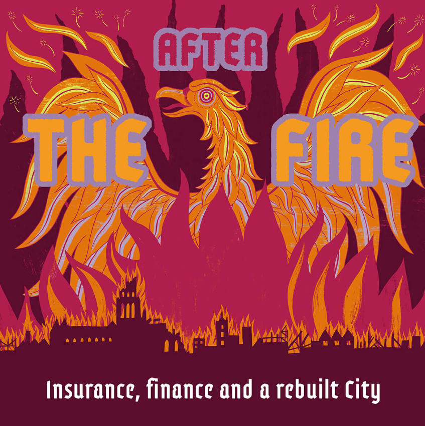 A recreated London street scene in After the Fire at the Bank of England Museum
