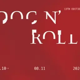 Red poster with the white Doc'n Roll logo and the October to November 2026 dates